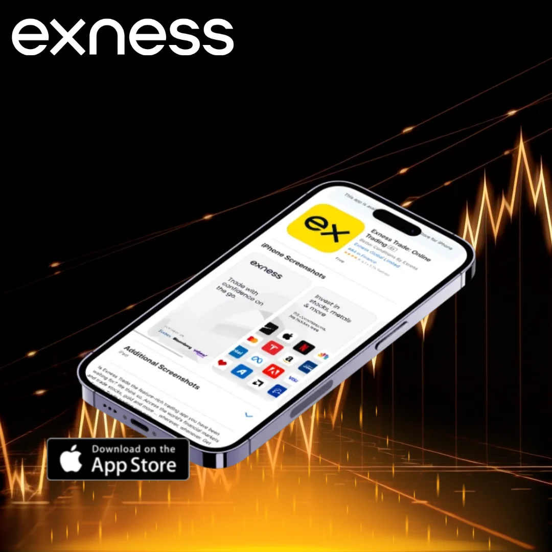 La aplicación de Exness está optimizada para iPhone